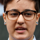 Daniela Vargas speaks at a news conference on Wednesday, March 1, in Jacksonville, just before she was detained by ICE. Image via AP.